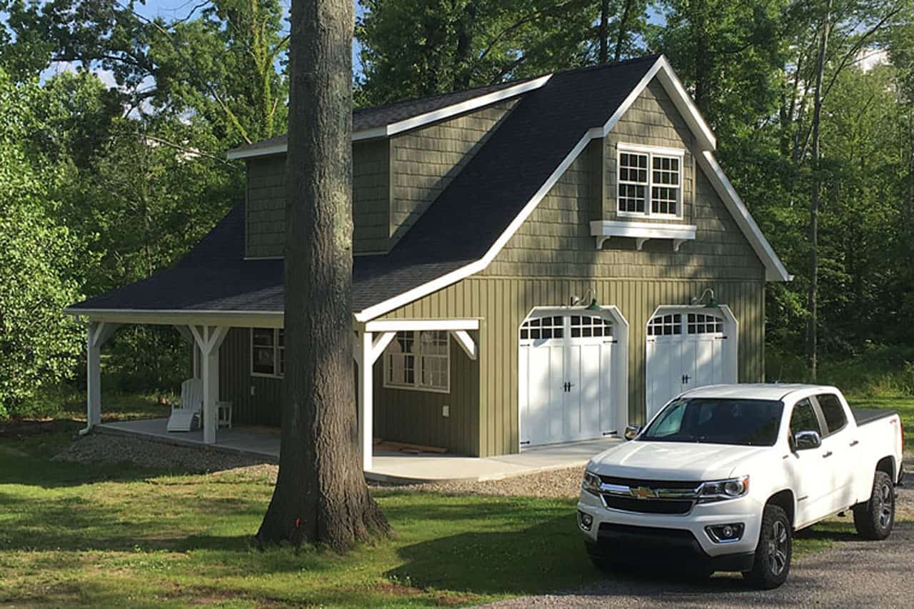 780 Sq Ft Craftsman Garage with Apartment - Plan #108-1770 - Front Exterior