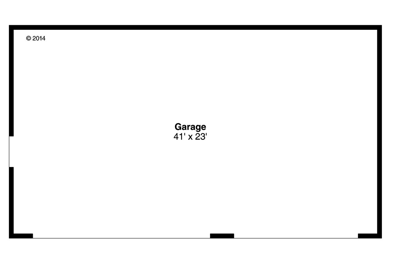 Floor Plan Garage