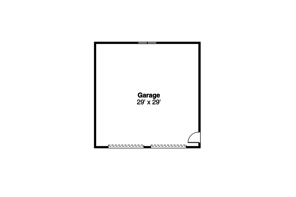 Floor Plan Garage