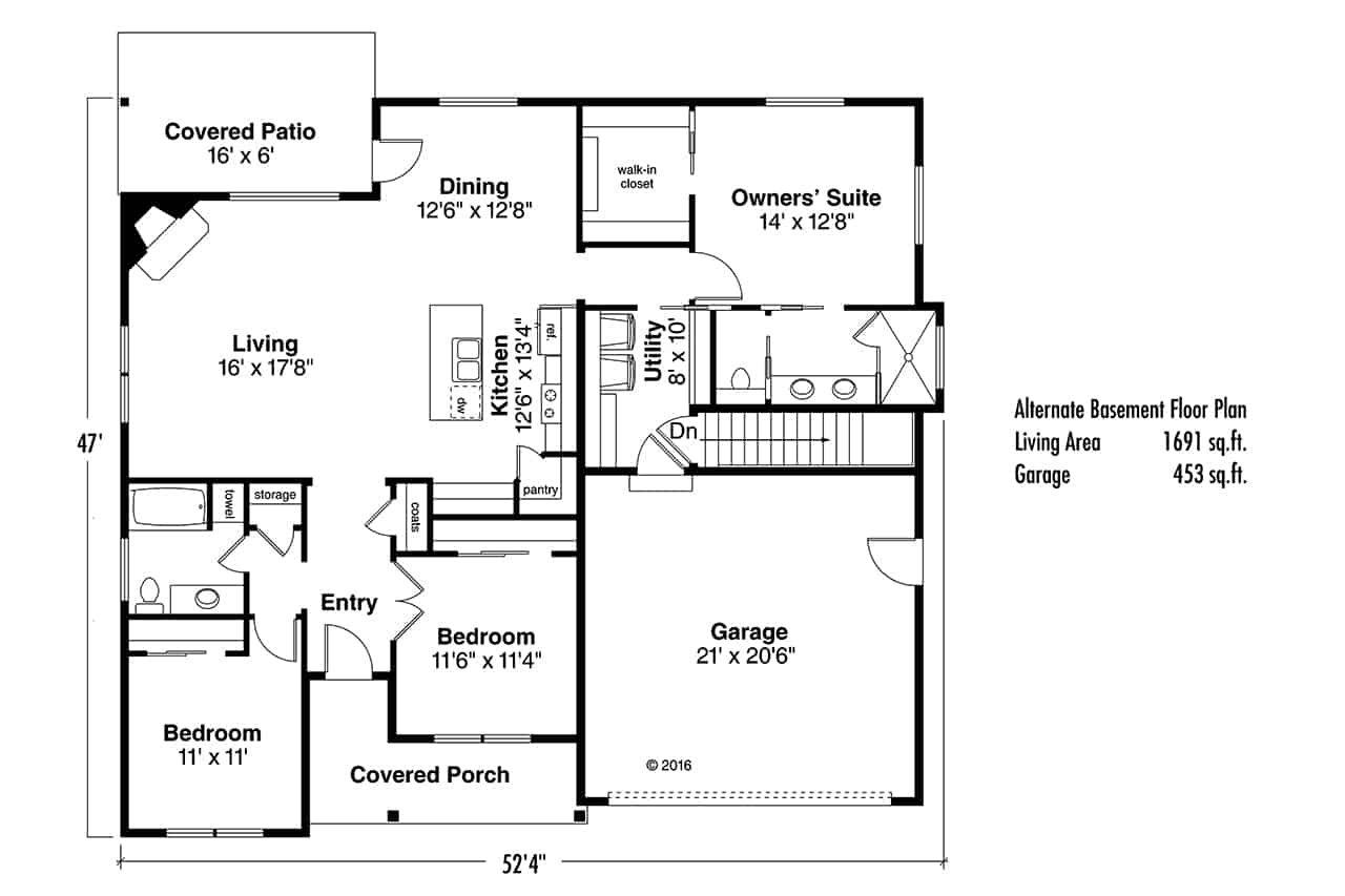 Basement Option Stair Location