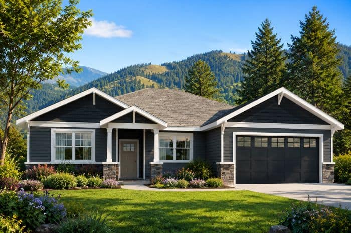 3-Bedroom, 2015 Sq Ft Craftsman Home Plan - 108-1818 - Main Exterior