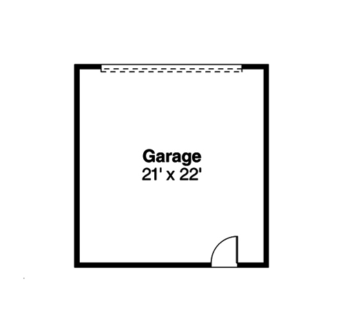 Floor Plan Garage