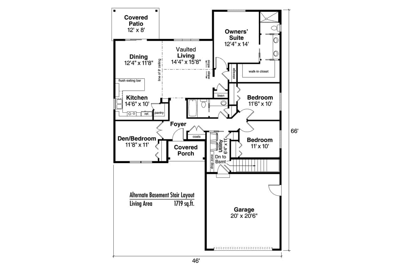 Basement Option Stair Location