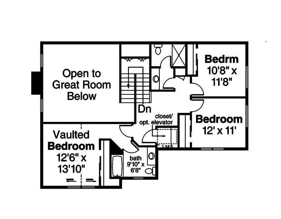 Floor Plan Upper Level
