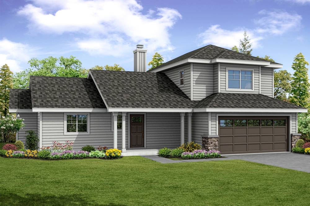 3-Bedroom, 1872 Sq Ft Country House Plan - 108-1872 - Front Exterior