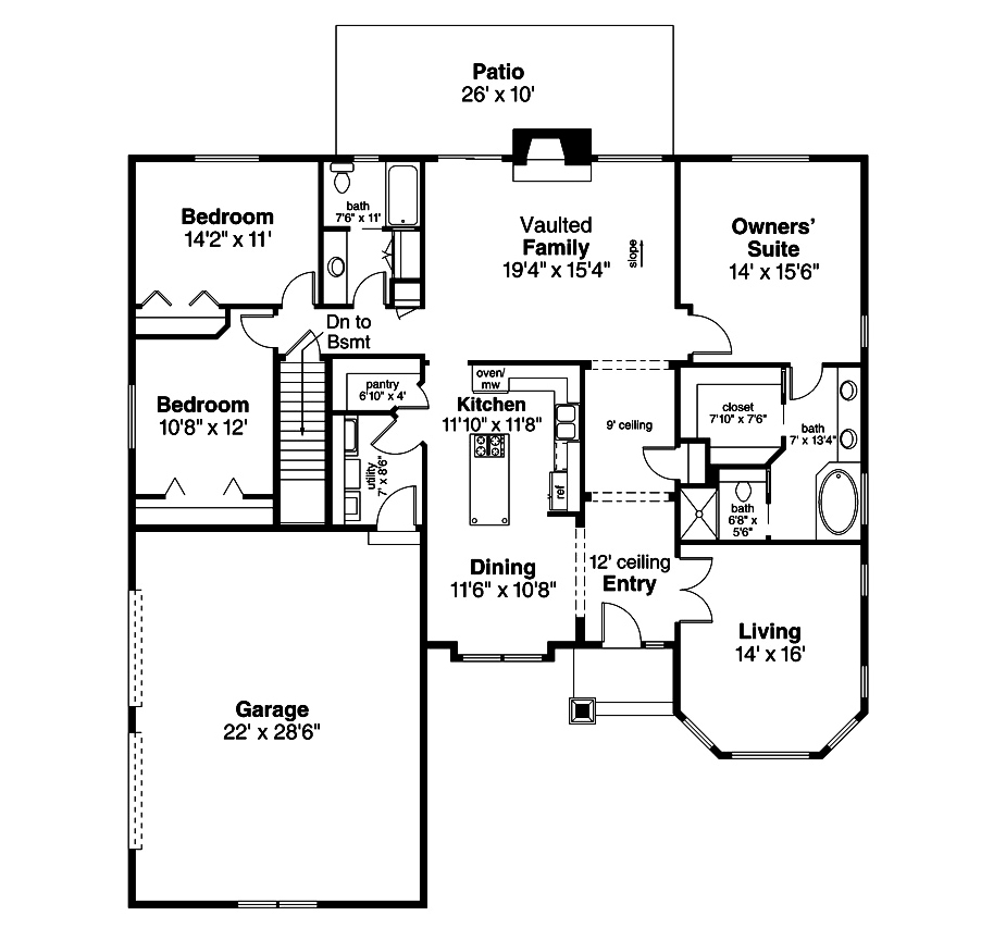 Floor Plan Main Level