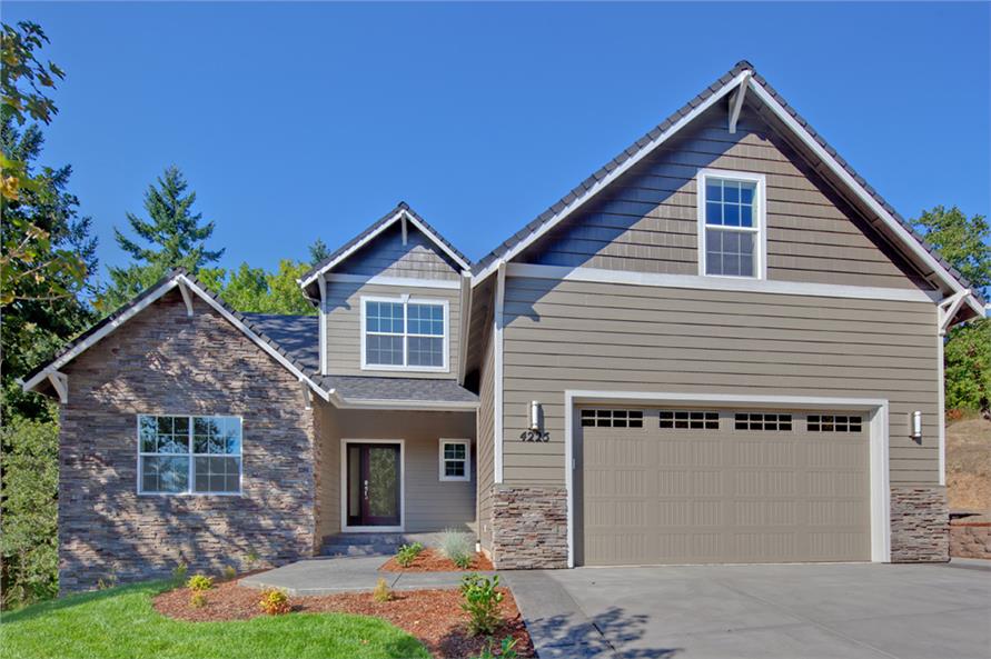 3-Bedroom, 2013 Sq Ft Country Home Plan - 108-1891 - Main Exterior