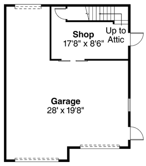 Floor Plan Garage