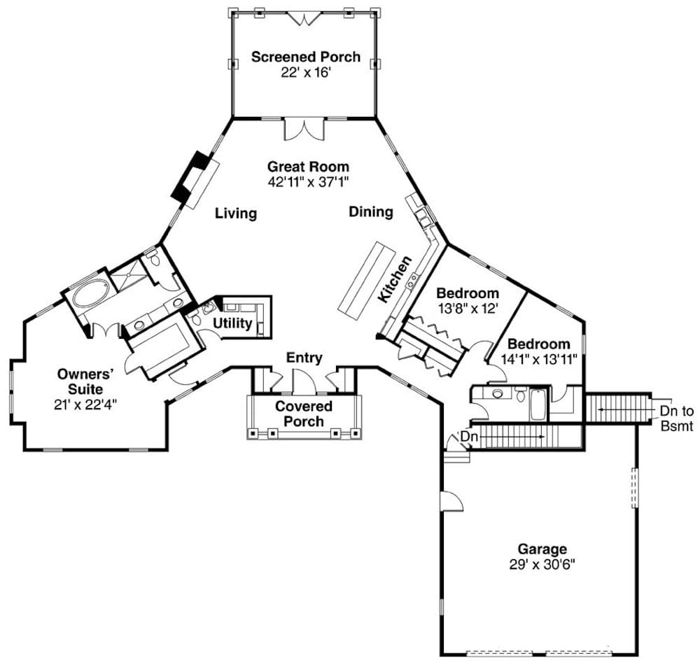 Floor Plan Main Level
