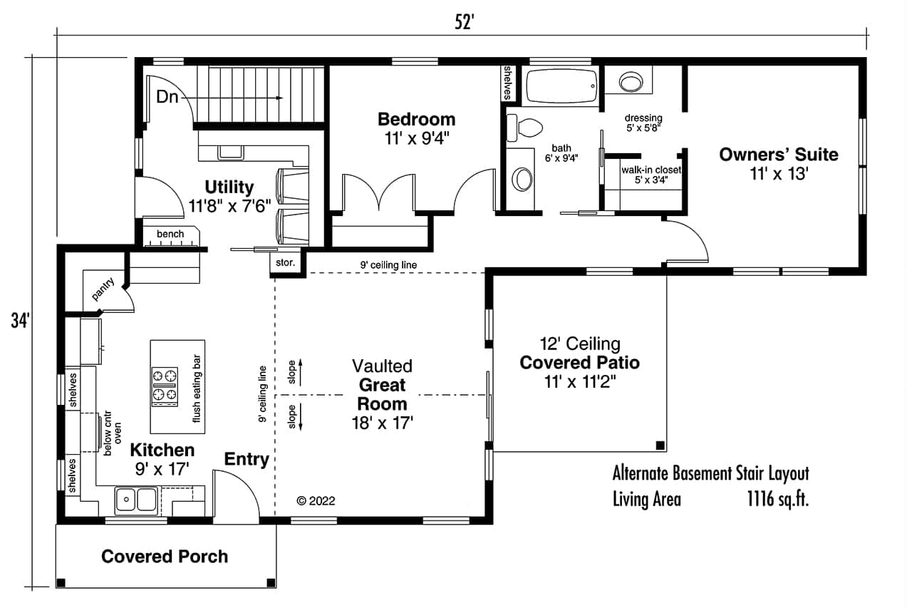 Basement Option Stair Location