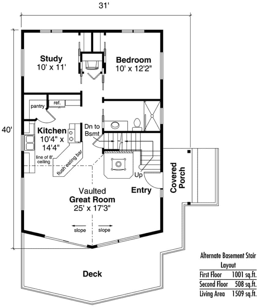 Basement Option Stair Location