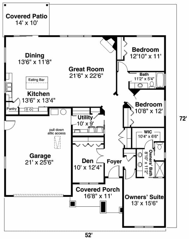 Floor Plan Main Level