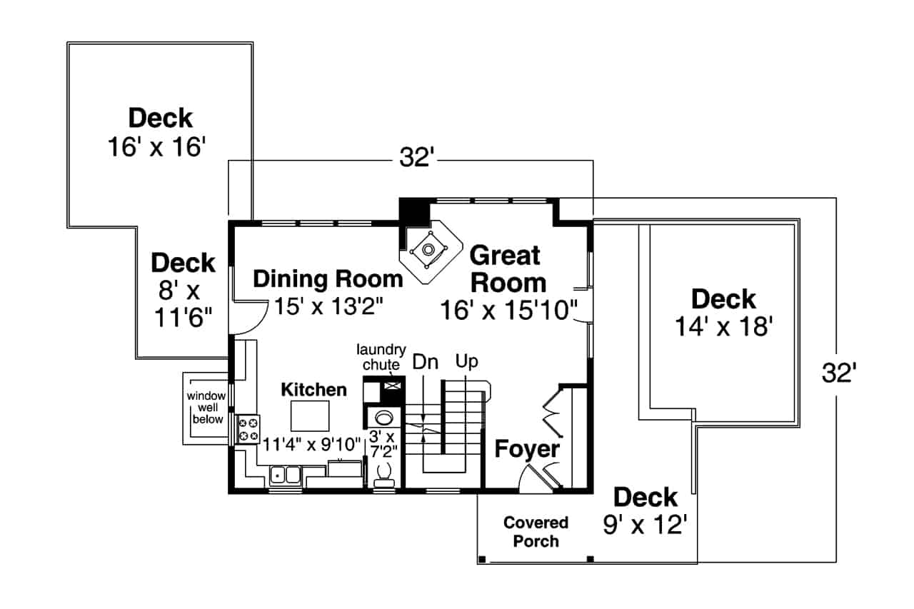 Floor Plan Main Level