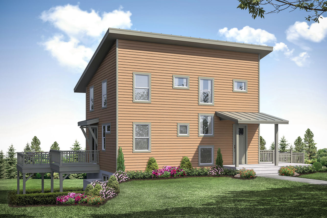 5-Bedroom, 2252 Sq Ft Contemporary Home - Plan #108-1950 - Main Exterior