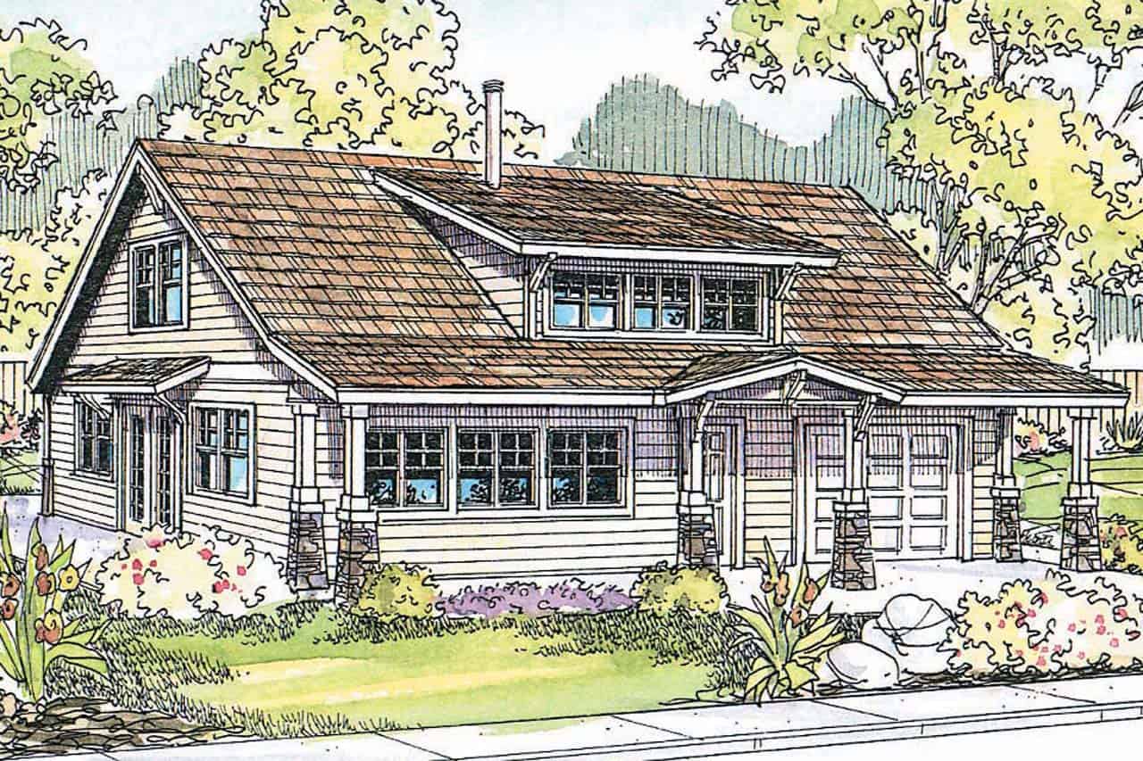 2-Bedroom, 1822 Sq Ft Country Home - Plan #108-1956 - Main Exterior