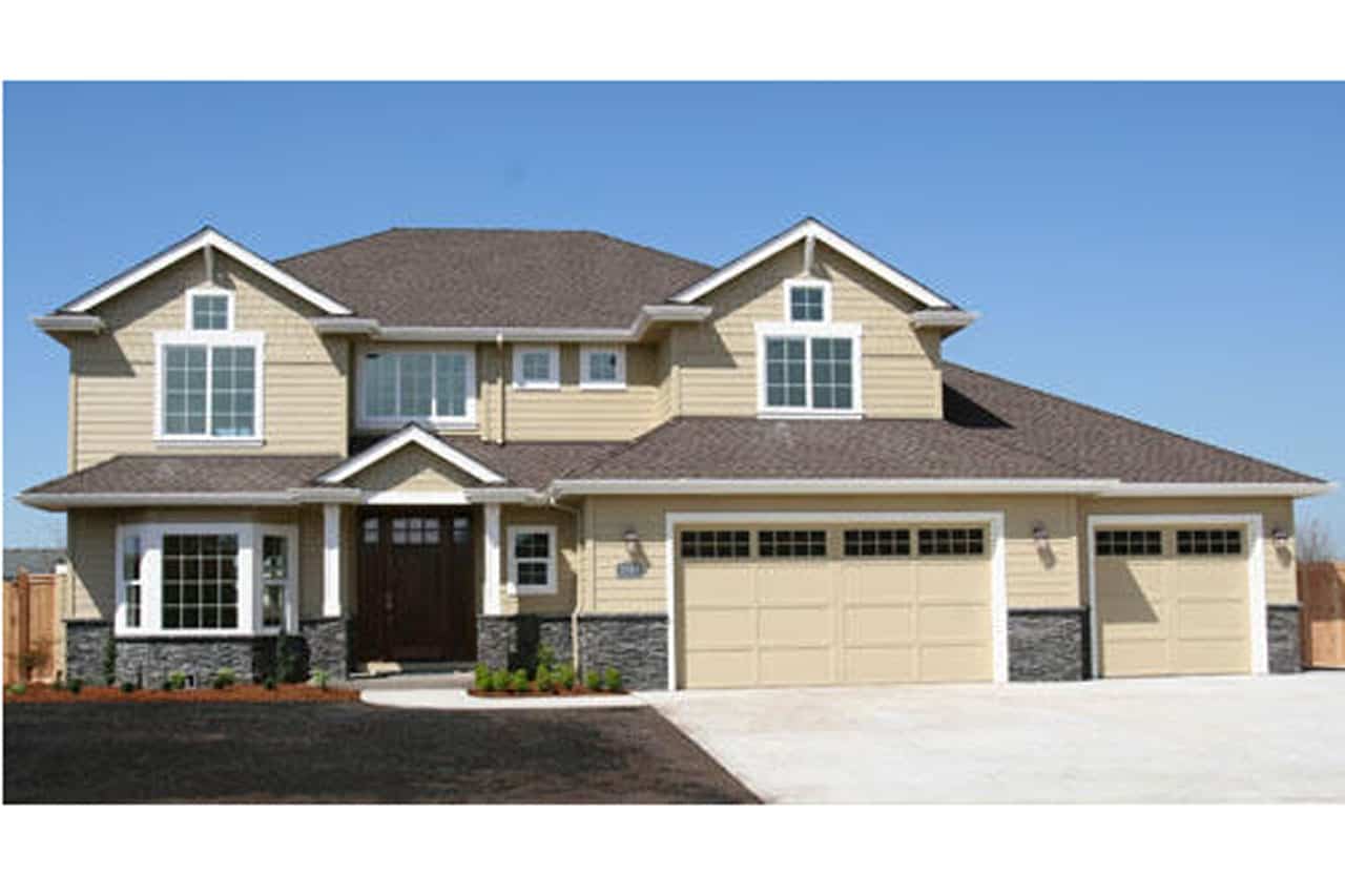 4-Bedroom, 2887 Sq Ft Traditional Home - Plan 108-1957 - Main Exterior