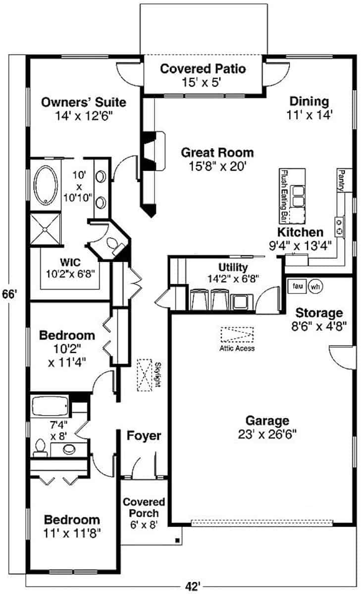 Floor Plan Main Level