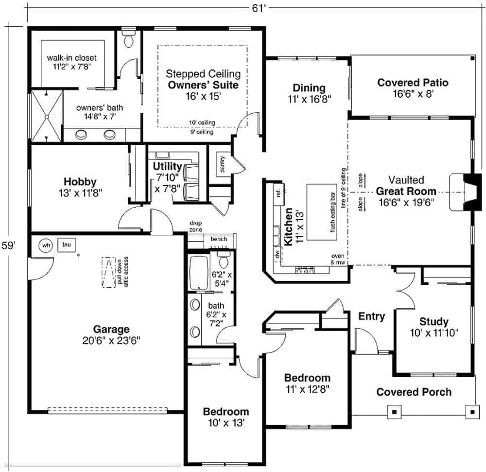 Floor Plan Main Level