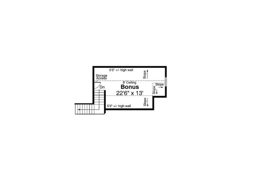 Floor Plan Bonus Room