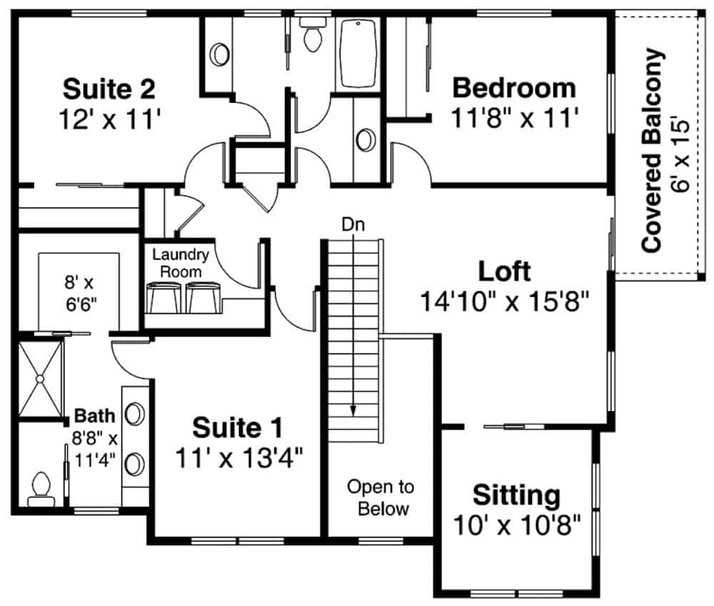 Floor Plan Upper Level