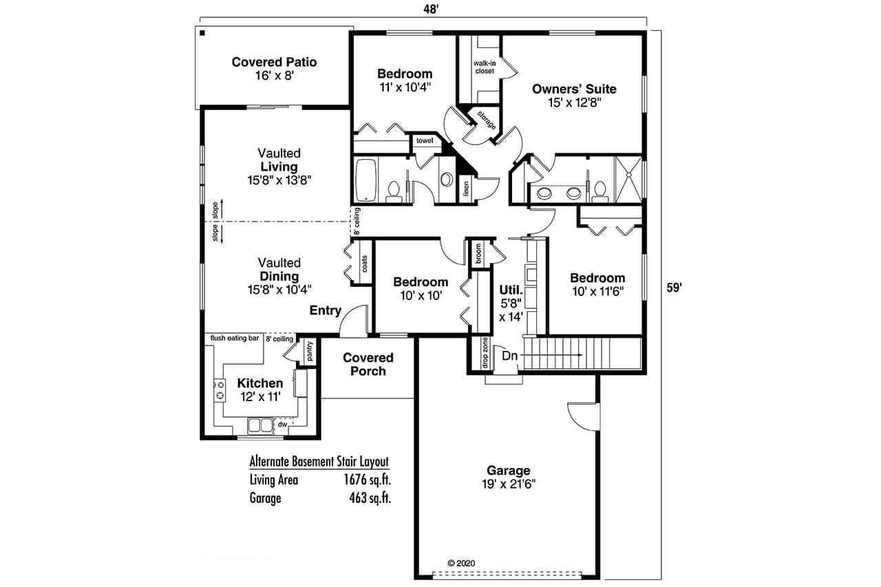 Basement Option Stair Location