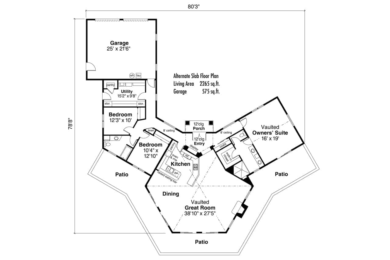 Alternative Main Level Layout