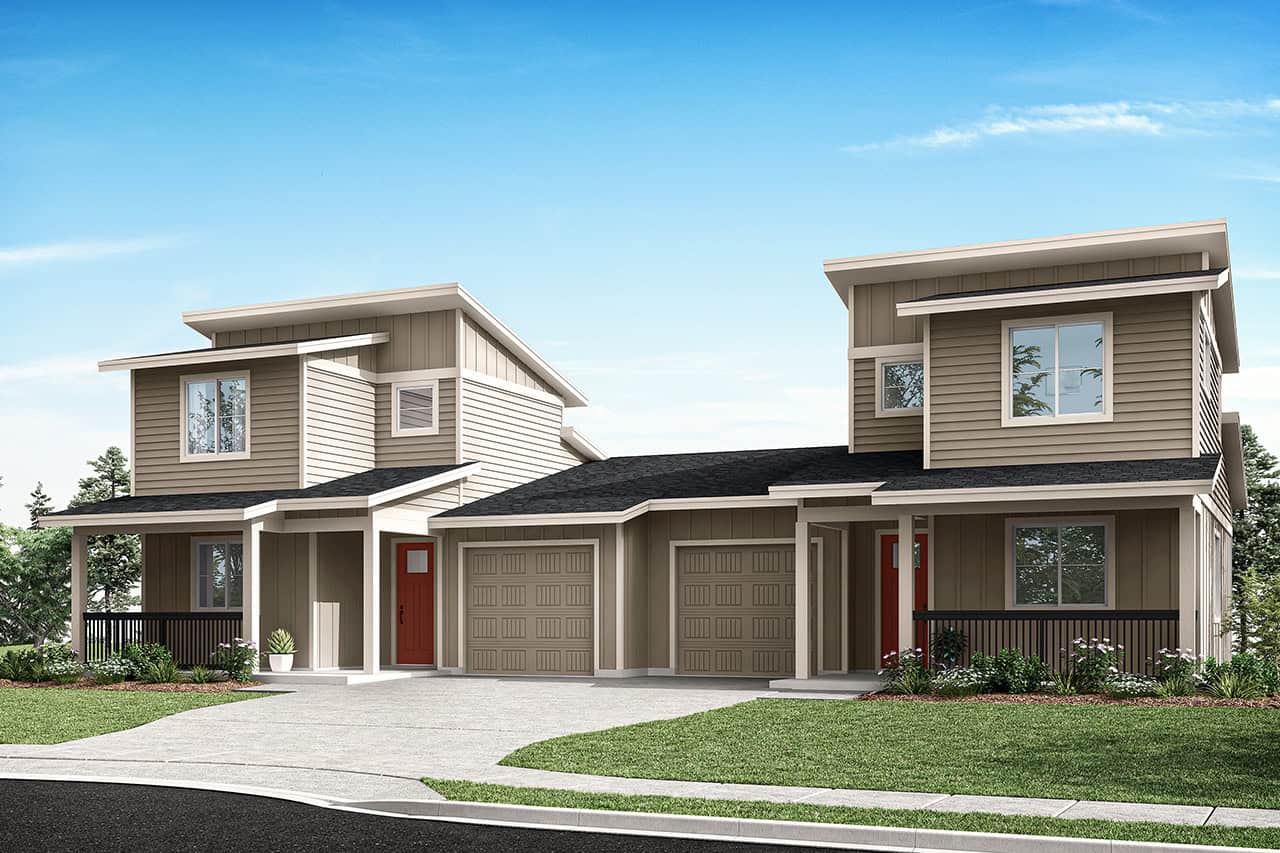 6-Bedroom, 3628 Sq Ft Contemporary Duplex Plan #108-2124