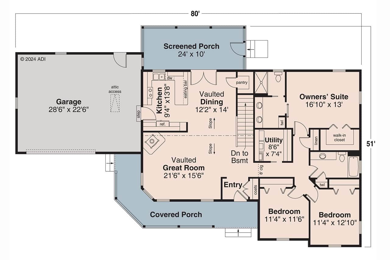 Floor Plan First Story