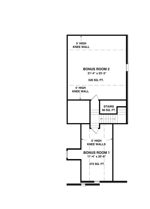 Floor Plan Bonus Room