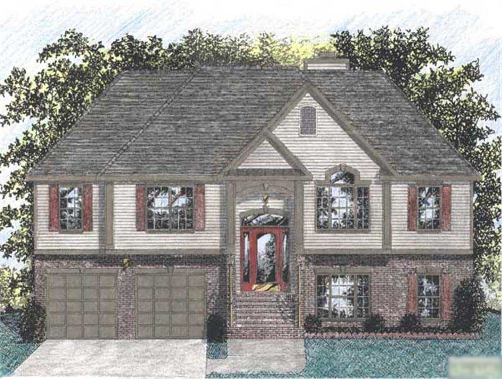 3-Bedroom, 1459 Sq Ft European House Plan - 109-1031 - Front Exterior