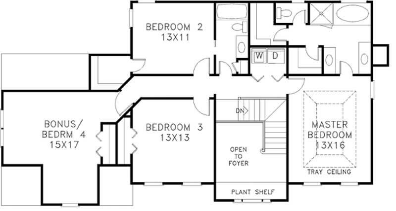 SECOND FLOOR PLAN