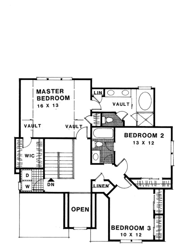 SECOND FLOOR PLAN