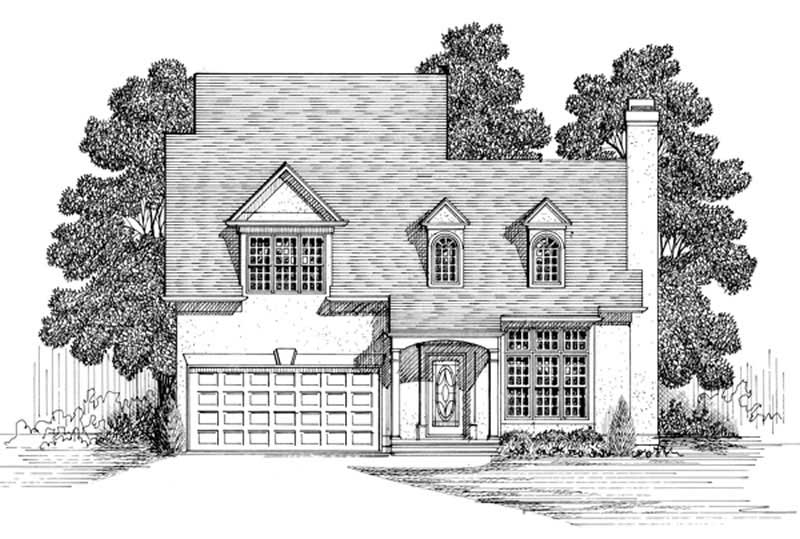 3-Bedroom, 1526 Sq Ft European Home Plan - 109-1113 - Main Exterior