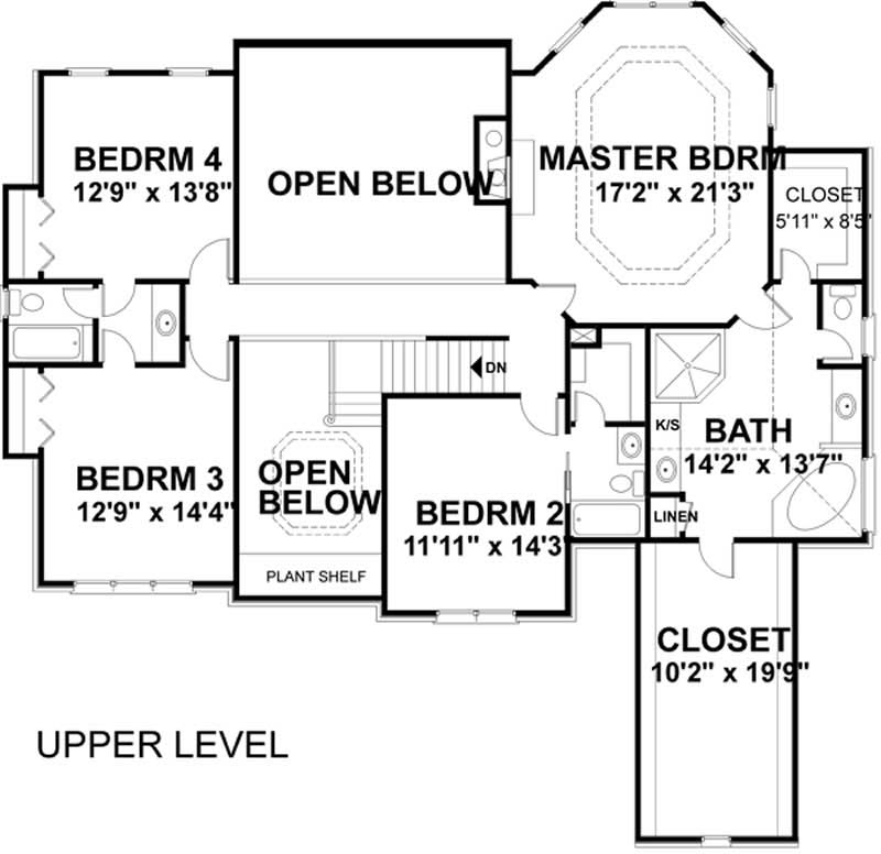 SECOND FLOOR PLAN