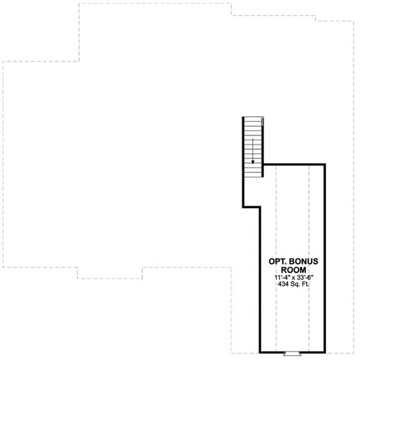Bonus Room Floorplan