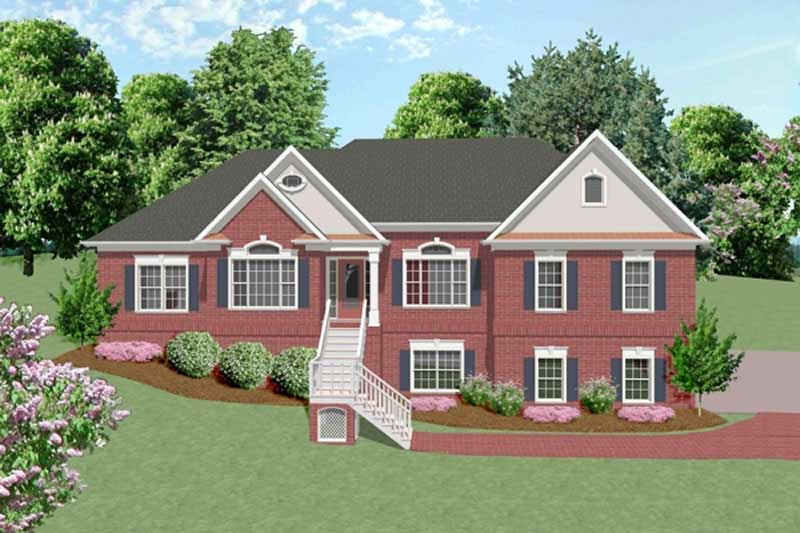 3-Bedroom, 2197 Sq Ft Ranch Home Plan - 109-1165 - Main Exterior