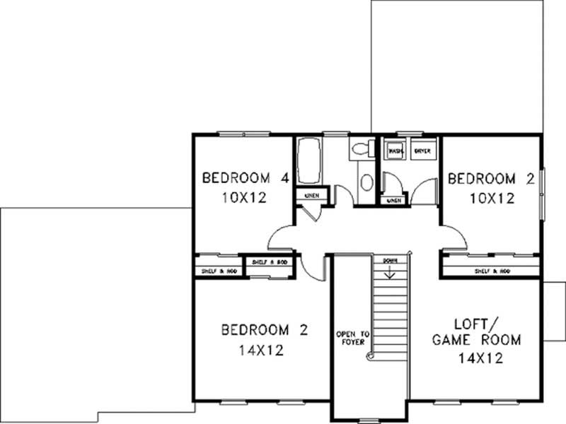 SECOND FLOOR PLAN