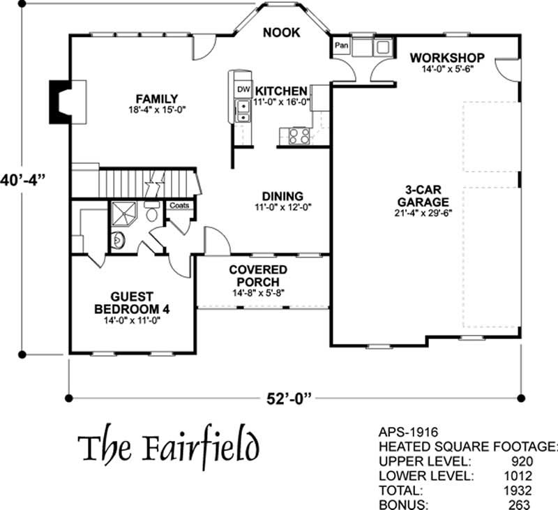 MAIN FLOOR PLAN