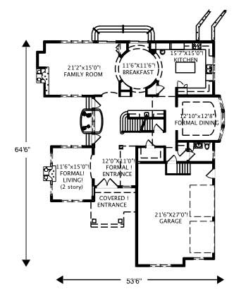 Floor Plan First Story