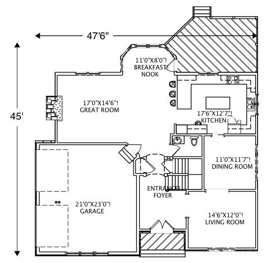 Floor Plan First Story