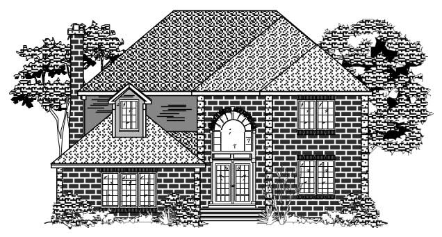 4-Bedroom, 2598 Sq Ft European Home Plan - 110-1055 - Main Exterior