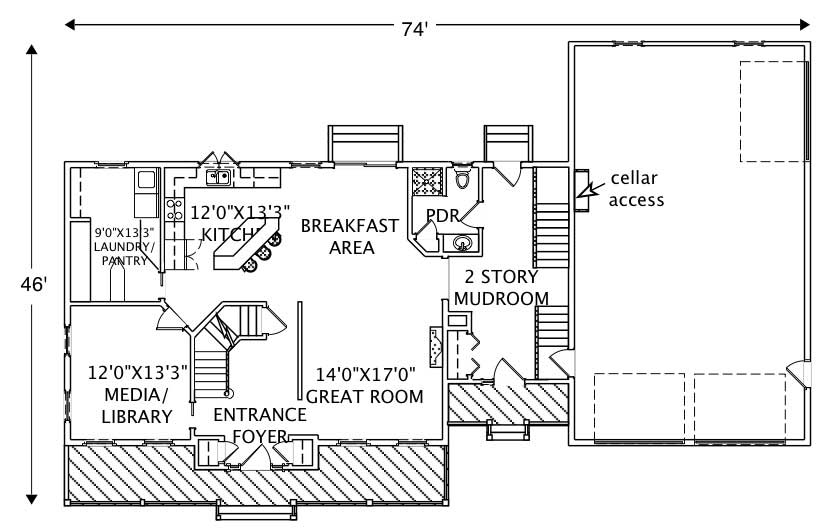 Floor Plan First Story