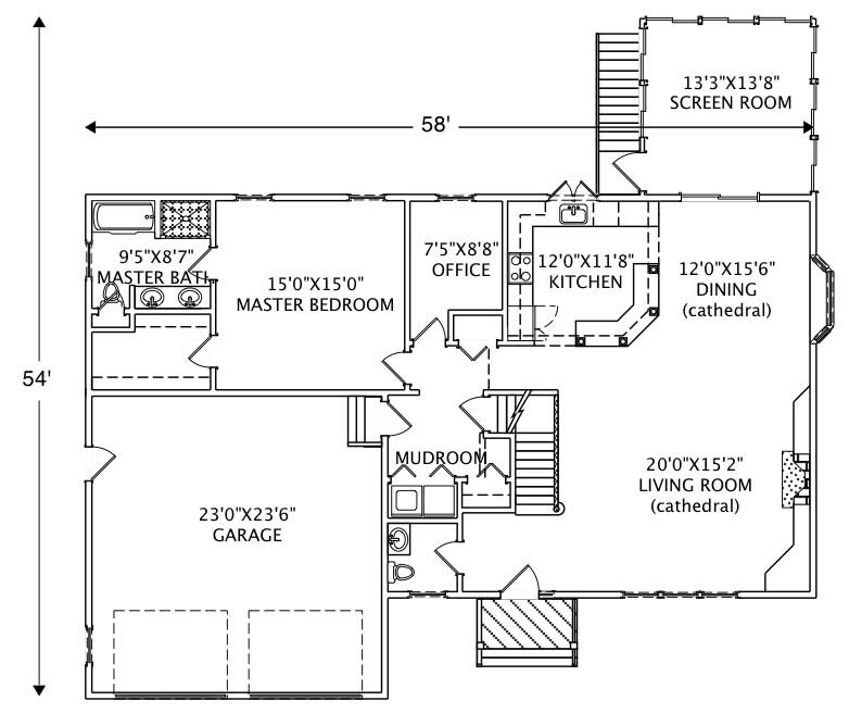 Floor Plan First Story