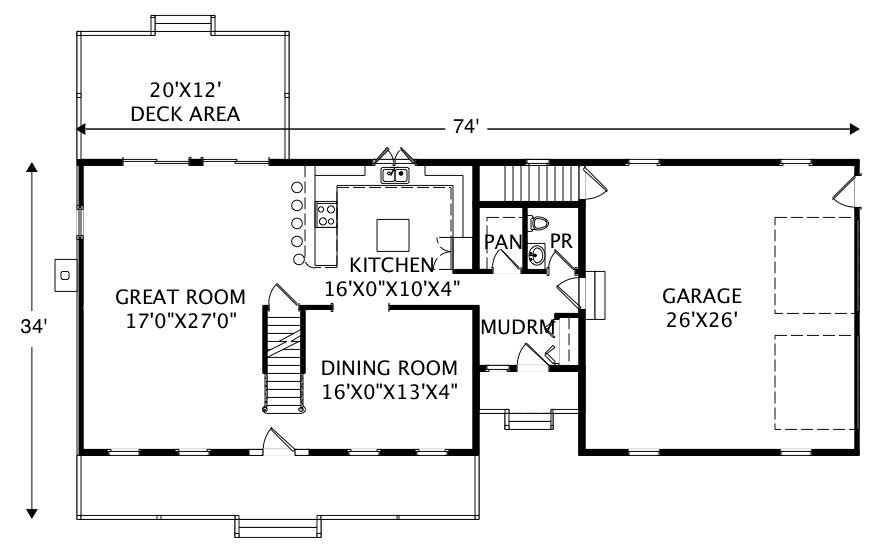 Floor Plan First Story