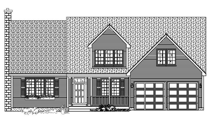4-Bedroom, 2816 Sq Ft Country House Plan - 110-1070 - Front Exterior