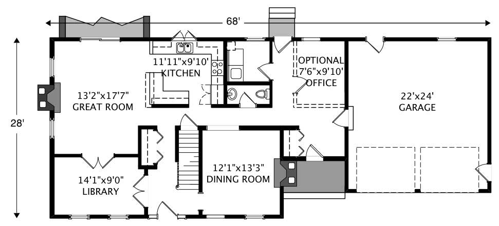 Floor Plan First Story