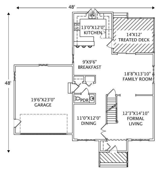 Floor Plan First Story