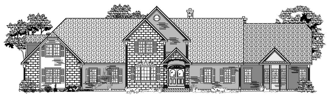 3-Bedroom, 3339 Sq Ft Cape Cod House Plan - 110-1108 - Front Exterior