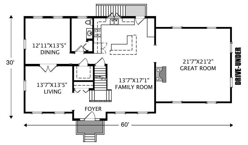 Floor Plan First Story