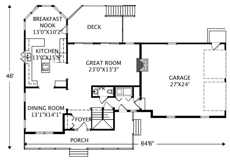 Floor Plan First Story